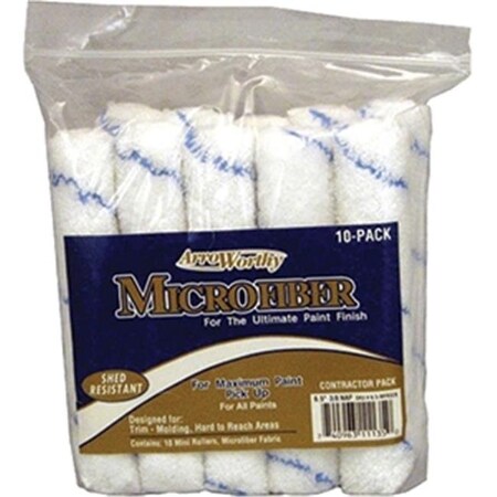 Arroworthy Arroworthy 6.5-MFR3CK 6.5 x 0.38 in. Microfiber - Mini Roller Cover Contractor; 10 Pack 740963111350